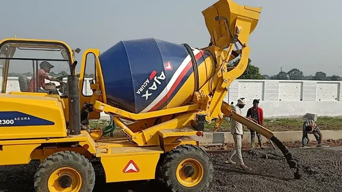 Flori concrete pump in action at a construction site