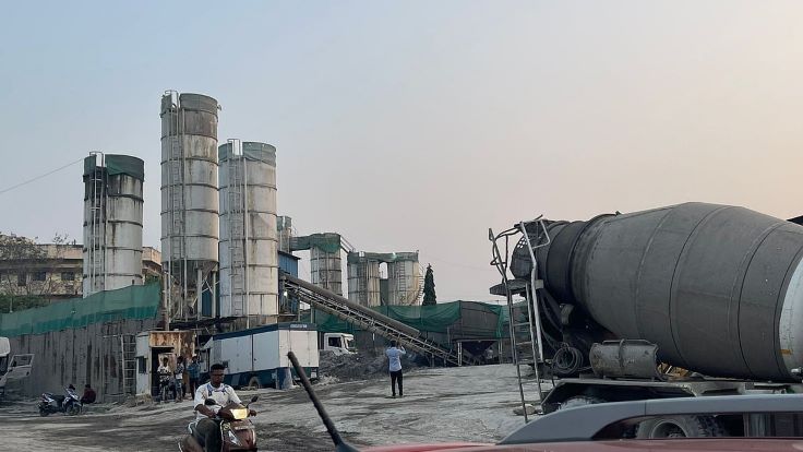 RMC Plant in Palra Ajmer producing high-grade concrete for construction projects