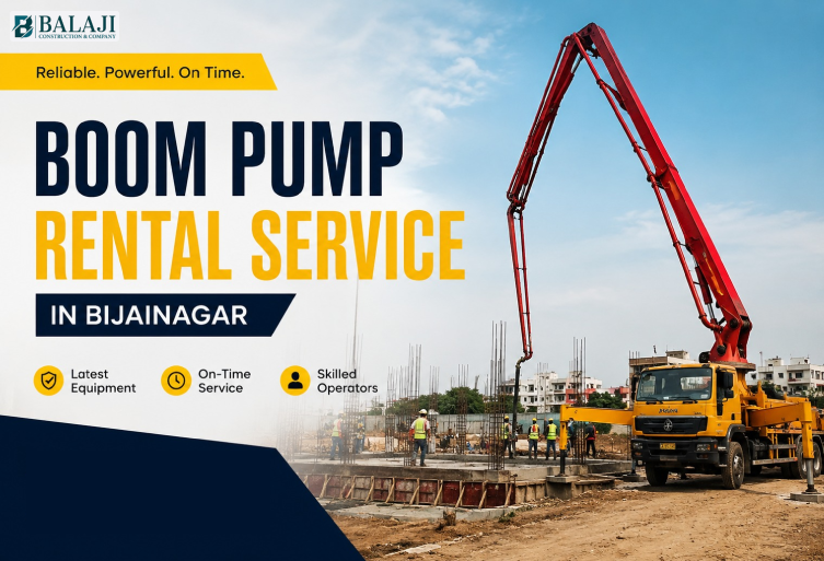 Boom Pump Rental Service in Bijainagar