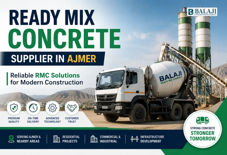 Ready Mix Concrete Supplier in Ajmer – Reliable RMC Solutions for Modern Construction